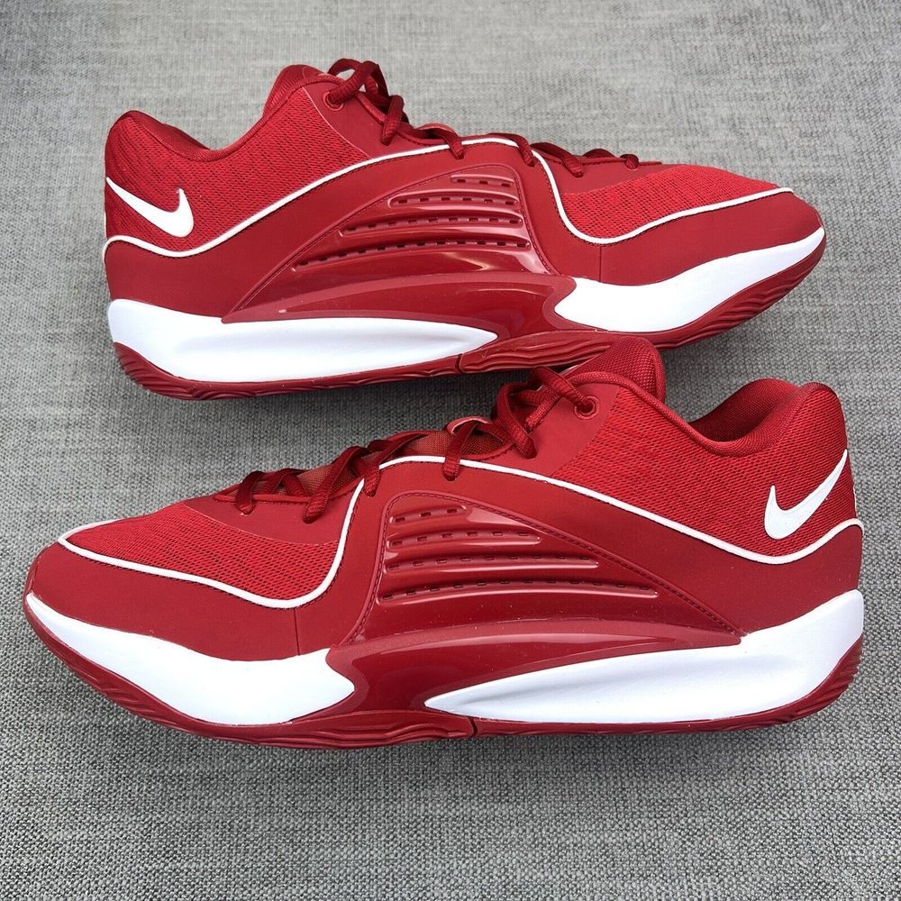 Nike KD16 TB Promo Gym Red White Basketball Shoes FN7091-601 Men's Size 15